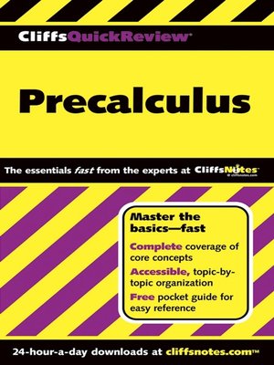 cover image of CliffsQuickReview Precalculus